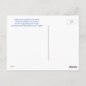 Carte Postale L'empreinte humaine (Dos)