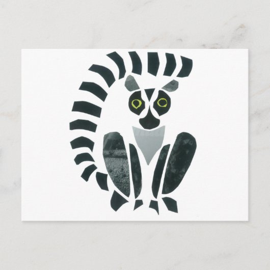 Carte Postale Lemur (Devant)