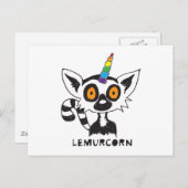Carte Postale LemurCorn (Devant / Derrière)
