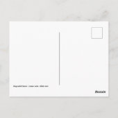 Carte Postale Lémurien à queue cerclée marchant sur l'herbe (Dos)