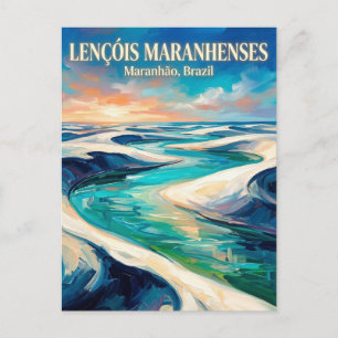 Carte Postale Lençóis Maranhenses Brésil