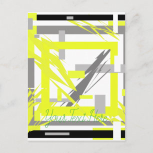 Carte Postale L'énergie électrique Art Abstrait