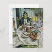 Carte Postale L'enfant aux gâteaux (Devant / Derrière)