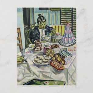 Carte Postale L'enfant aux gâteaux