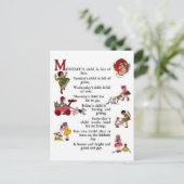 Carte Postale L'enfant de lundi (Debout devant)