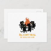 Carte Postale L'enfer est vide et tous les diables sont ici (Devant / Derrière)