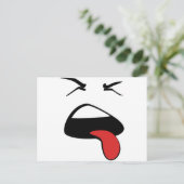 Carte Postale lengua afuera (Debout devant)