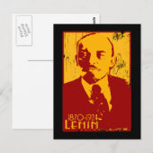 Carte postale Lenin (Devant / Derrière)