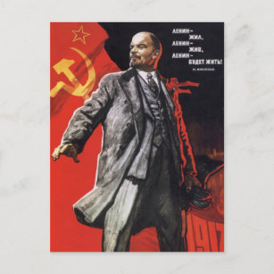 Carte Postale Lénine - Communiste russe