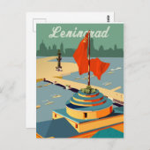Carte Postale Leningrad (Devant / Derrière)