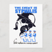 Carte Postale L'ennemi est la syphilis (Devant)