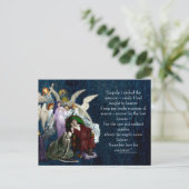 Carte Postale Lenore parmi les Anges. (Debout devant)