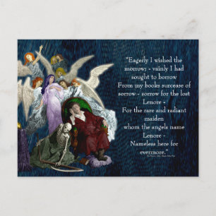 Carte Postale Lenore parmi les Anges.