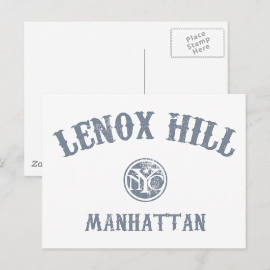 Carte Postale Lenox Hill (Devant / Derrière)