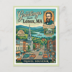 Carte Postale Lenox MA Arrowhead Les Berkshires