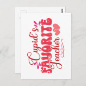 Carte Postale L'enseignant favori de Cupid (Devant / Derrière)