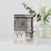 Carte Postale L'Entablature gothique (Debout devant)