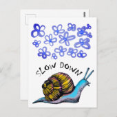 Carte postale lente (Devant / Derrière)