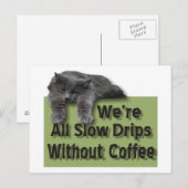 Carte Postale Lente goutte (Devant / Derrière)