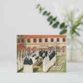 Carte Postale L'enterrement d'une soeur, de 'l'Abbaye de (Debout devant)