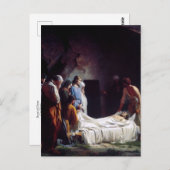 Carte Postale L'enterrement par Carl Bloch Postcard (Devant / Derrière)
