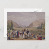 Carte Postale L'Entrée à Caubul de Killa-Kazee, de 'S (Devant / Derrière)