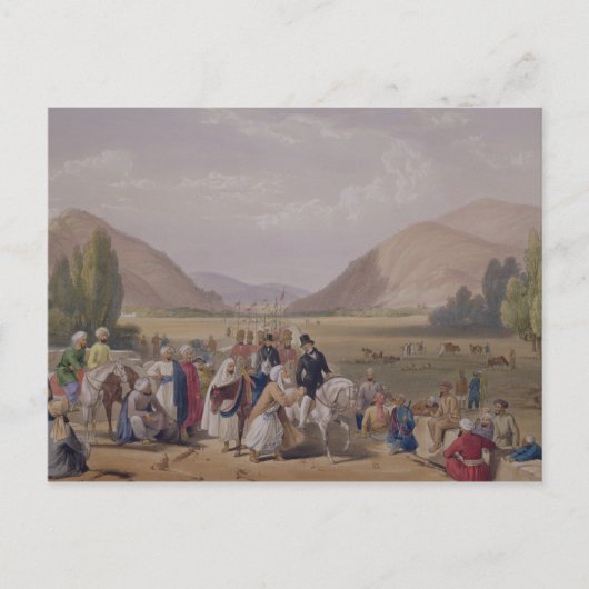 Carte Postale L'Entrée à Caubul de Killa-Kazee, de 'S (Devant)