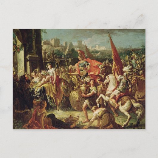 Carte Postale L'entrée d'Alexandre le Grand (Devant)