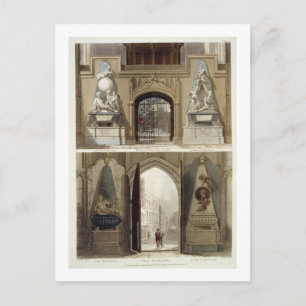 Carte Postale L'entrée dans la chorale et l'entrée ouest,