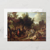 Carte Postale L'entrée du Christ à Jérusalem, vers 1720 (Devant / Derrière)