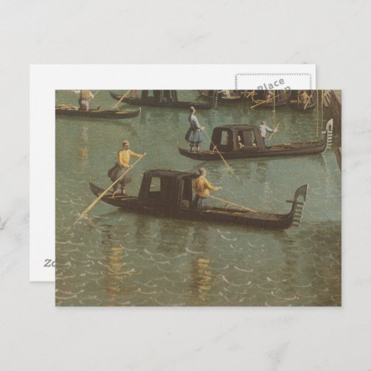 Carte Postale L'entrée du Grand Canal (Devant / Derrière)