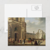 Carte Postale L'entrée du Musée du Louvre et de St. (Devant / Derrière)