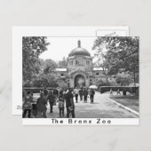 Carte Postale L'entrée du zoo du Bronx (Devant / Derrière)