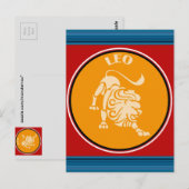 Carte postale Leo (Devant / Derrière)
