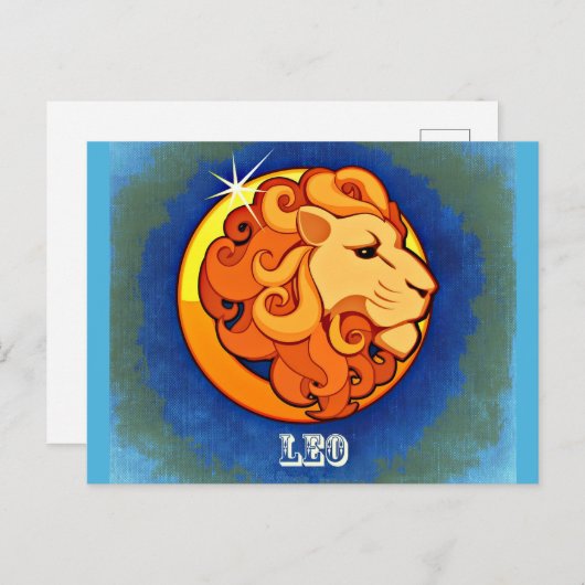 Carte Postale Leo (Devant / Derrière)