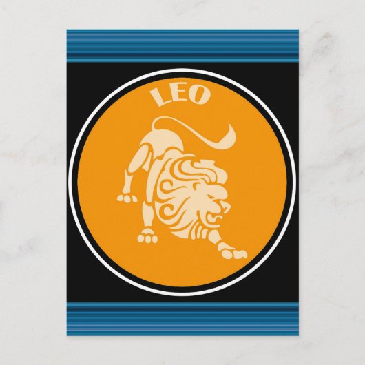 Carte postale Leo (Devant)