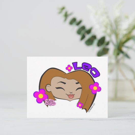 Carte postale Leo (Debout devant)