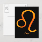 Carte postale Leo (Devant / Derrière)