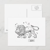 Carte Postale Leo (Devant / Derrière)