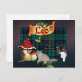 Carte postale Leo avec panneau solaire (Devant / Derrière)