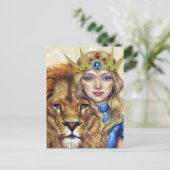 Carte Postale Leo Girl (Debout devant)