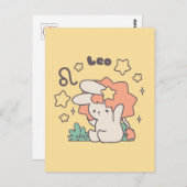 Carte Postale Leo Loppi Tokki Zodiac Series Art (Devant / Derrière)