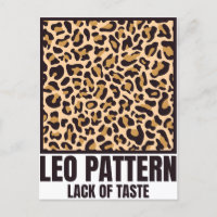 Leo Motif Mauvais goût Fashion Victime