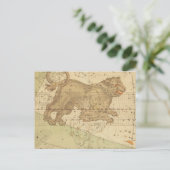 Carte Postale  Leo star sign restored antique map (Debout devant)