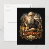 Carte Postale Léo Tolstoï (Devant / Derrière)