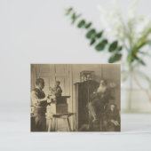 Carte Postale Leo Tolstoï et le sculpteur Prince Paolo (Debout devant)