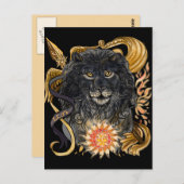 Carte Postale Leo Zodiac (Devant / Derrière)