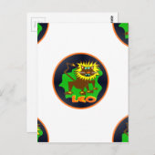 Carte Postale leo zodiaque (Devant / Derrière)