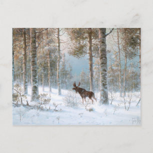 Carte Postale Léodinovich: Elk in the Forest