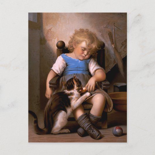 Carte Postale Léon Bazille Perrault - Sleeper inconscient (Devant)